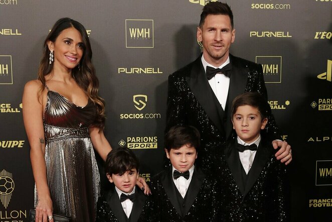 Lionelis Messi su šeima | Scanpix nuotr.