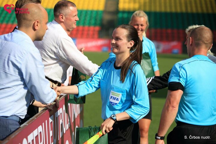 Ieva Ramanauskienė Moterys už futbolą nuotr.