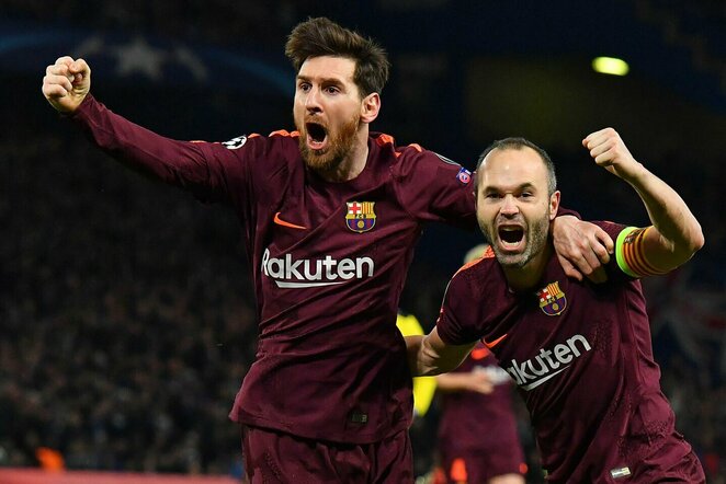 Lionelis Messi ir Andresas Iniesta | Scanpix nuotr.