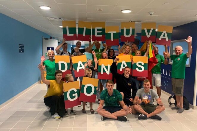 Danas Rapšys su gerbėjais | asmeninio archyvo nuotr.