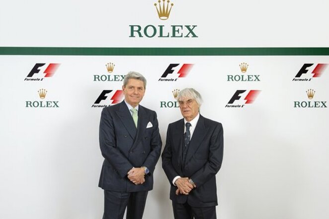 Bernie Ecclestone'as (dešinėje) | formula1.com nuotr.