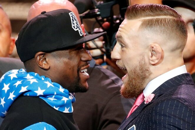 Conoras McGregoras ir Floydas Mayweatheris | Scanpix nuotr.