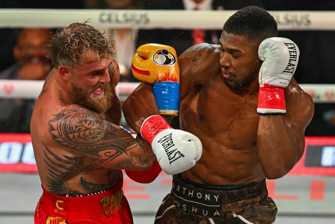 Jake'as Paulas ir Anthony Joshua | Scanpix nuotr.