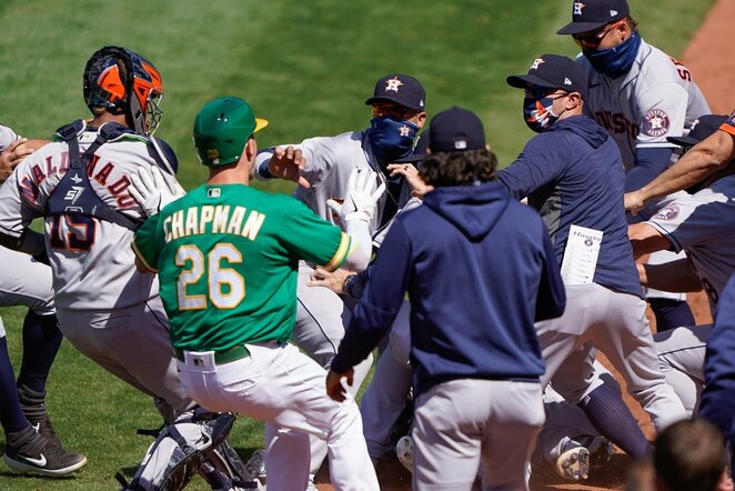 Muštynės MLB rungtynėse | Scanpix nuotr.