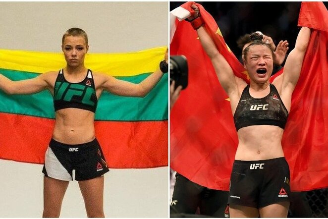 Rose Namajunas ir Weili Zhang | Scanpix nuotr.
