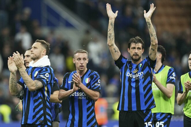 „Inter“ švenčia pergalę | Scanpix nuotr.