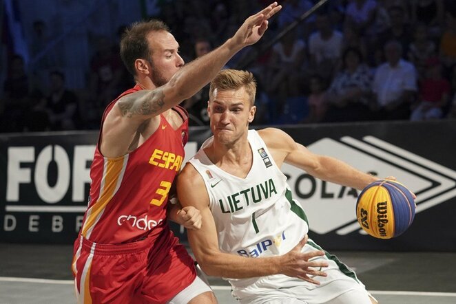 Lietuvių ir ispanų rungtynės | FIBA nuotr.