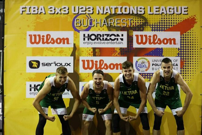 Lietuvos U23 vaikinų 3x3 krepšinio rinktinė | FIBA nuotr.