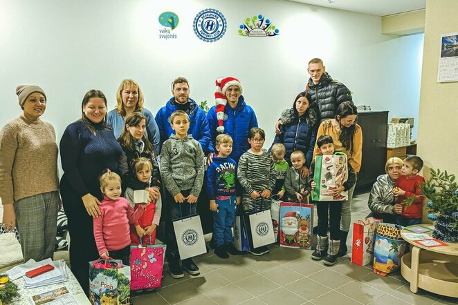 Mėlynai balti išpildė 13-os vaikų svajones | Organizatorių nuotr.