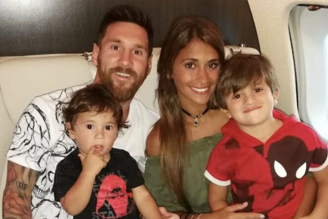 Lionelis Messi su šeima | Instagram.com nuotr