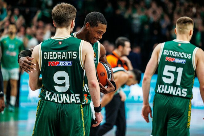 „Žalgiris“ – „Panathinaikos“ rungtynių akimirka | Eriko Ovčarenko / BNS foto nuotr.