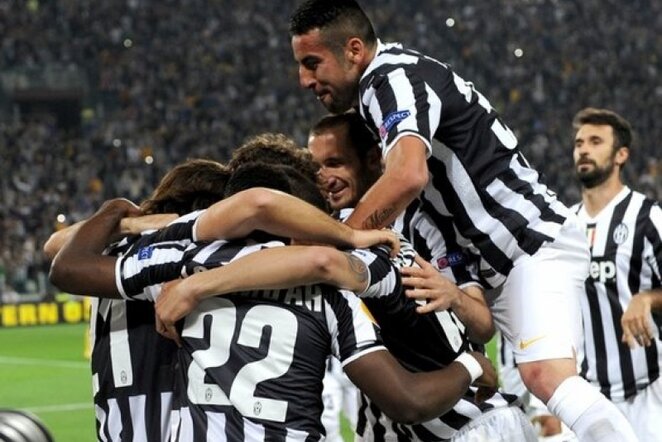 „Juventus“ futbolininkų džiaugsmas | AP/Scanpix nuotr.