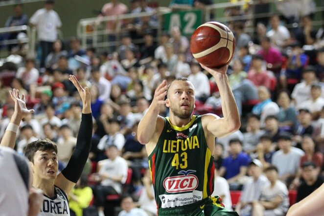 Lietuva – Pietų Korėja rungtynių akimirka | krepsinionamai.lt nuotr.