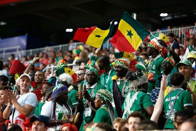 Senegalo rinktinės gerbėjai | Scanpix nuotr.