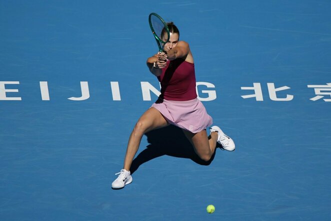 Aryna Sabalenka prieš Nikolą Bartunkovą | EPA nuotr.