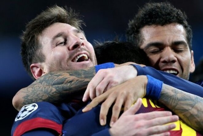 Du įvarčius pelnęs Lionelis Messi | EMPICS Sport/Scanpix nuotr.