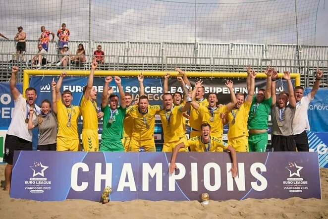 Lietuvos paplūdimio futbolo rinktinė | lff.lt nuotr.