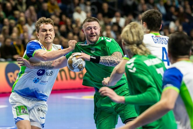 Lietuvių ir slovėnų rungtynės | Patricijos Adamovič / BNS nuotr.