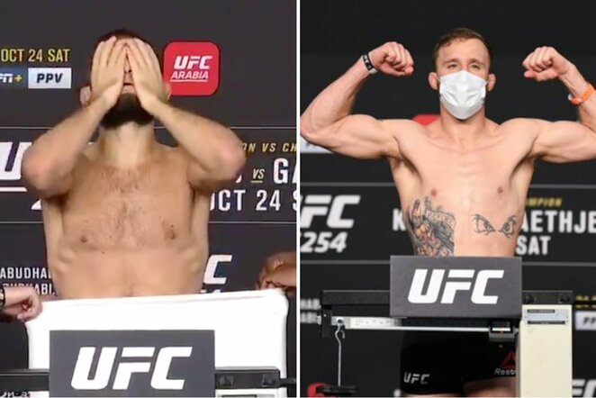 Chabibas Nurmagomedovas ir Justinas Gaethje | „Stop“ kadras