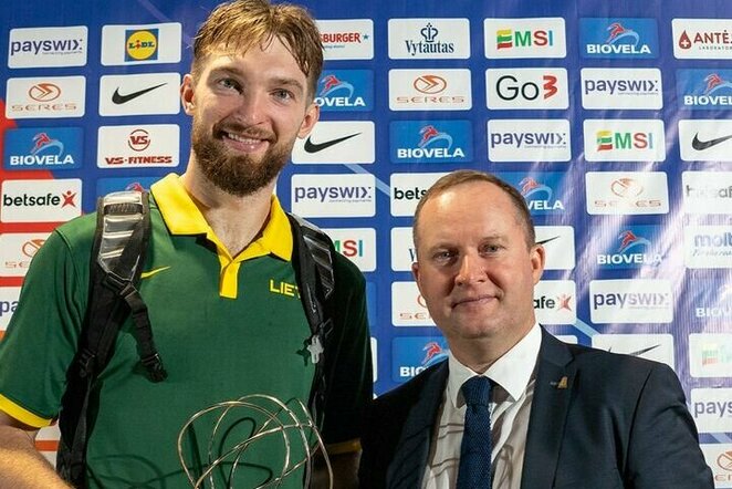 Domantas Sabonis ir Kazys Maksvytis | LKF nuotr.