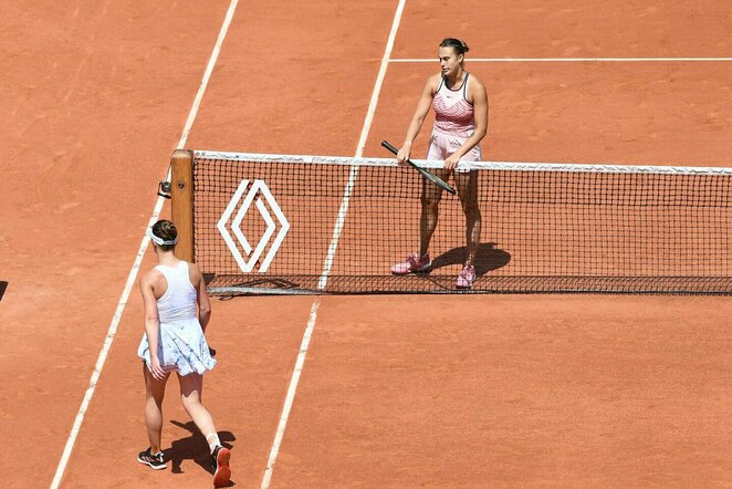 Elina Svitolina ir Aryna Sabalenka | Scanpix nuotr.