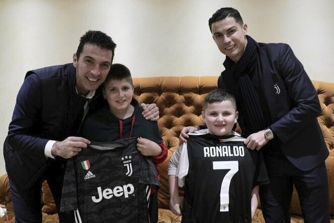 Gianluigi Buffonas ir Cristiano Ronaldo | Scanpix nuotr.