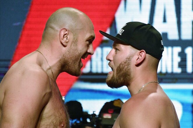 Tysonas Fury ir Tomas Schwarzas | Scanpix nuotr.