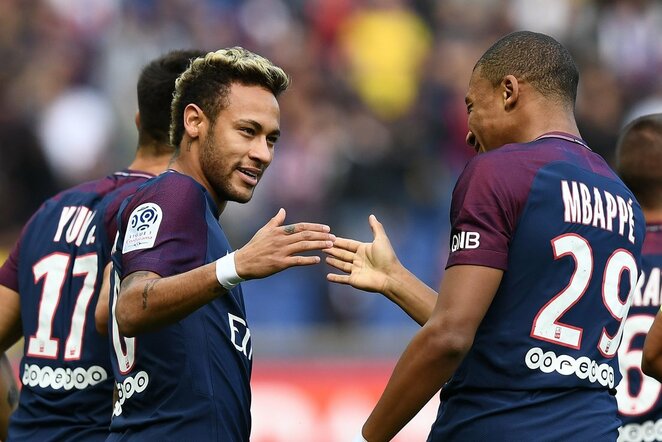 Neymaras ir Kylianas Mbappe | Scanpix nuotr.