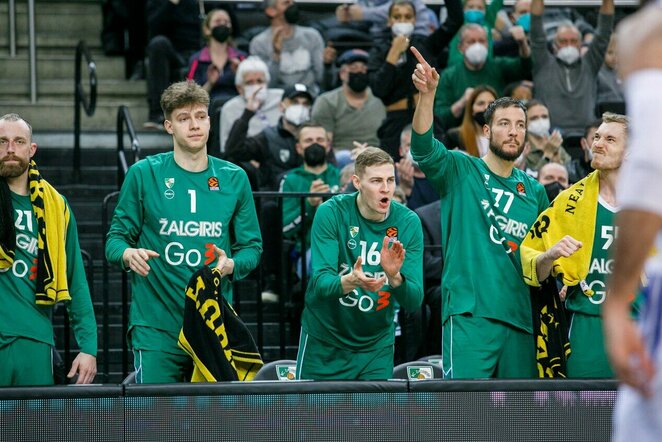 „Žalgiris“ – „Real“ rungtynių akimirka | Eriko Ovčarenko / BNS foto nuotr.