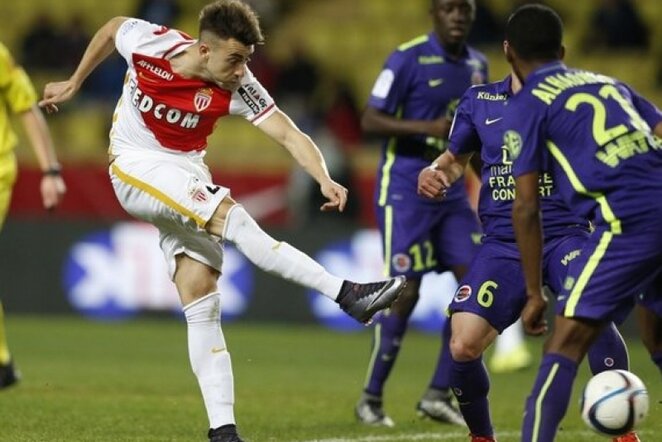 „Monaco“ – „Caen” rungtynių akimirka | AFP/Scanpix nuotr.