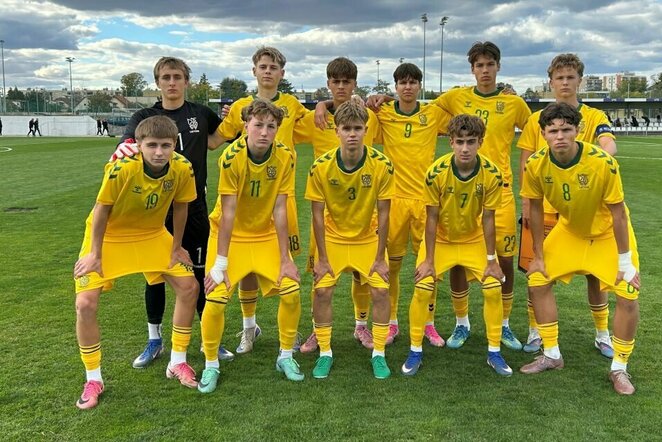 Lietuvos U-16 futbolo rinktinė | lff.lt nuotr.