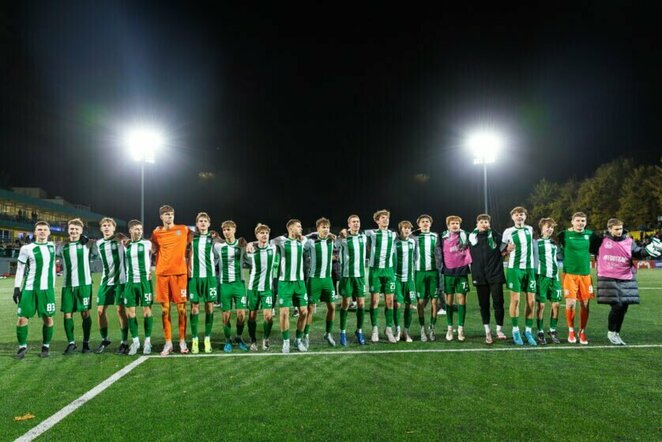 „Žalgirio“ U-19 komandos žaidėjai | Elvio Žaldario nuotr.