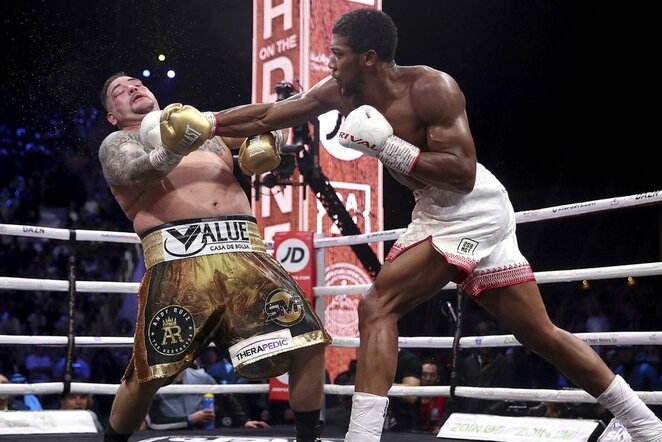 Andy Ruizas ir Anthony Joshua | Scanpix nuotr.