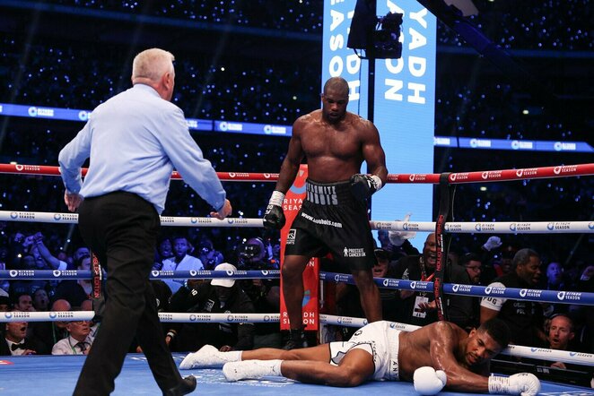 Danielis Dubois ir Anthony Joshua | Scanpix nuotr.