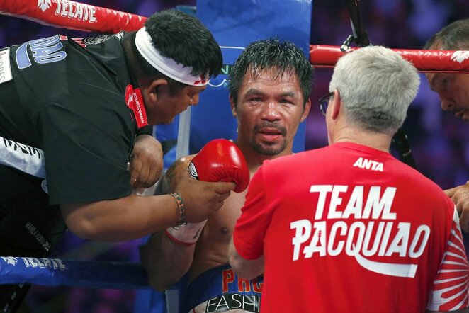 Manny Pacquiao ir Freddie Roachas | Scanpix nuotr.