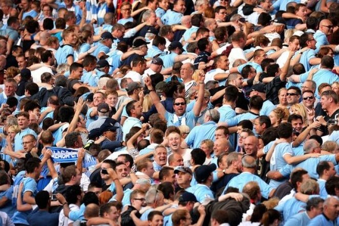 „Manchester City“ fanai | AFP/Scanpix nuotr.