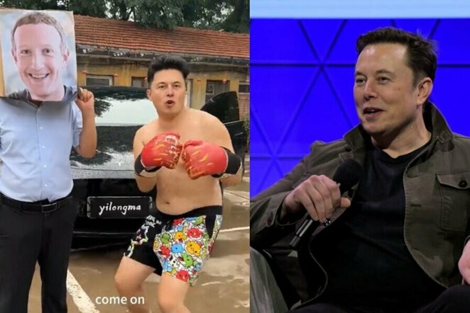 Elonas Muskas ir jo antrininkas | Instagram.com nuotr