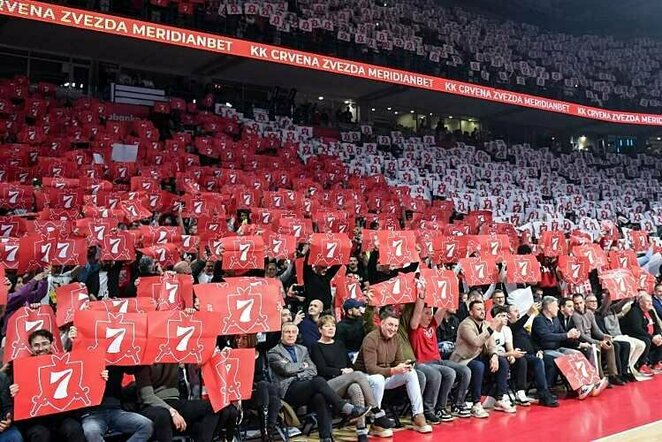 Crvena Zvezda fanai | Organizatorių nuotr.