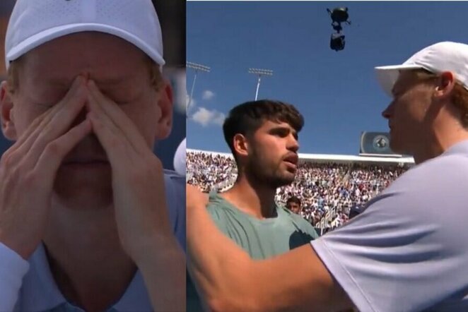 Jannikas Sinneris ir Carlosas Alcarazas | „Stop“ kadras