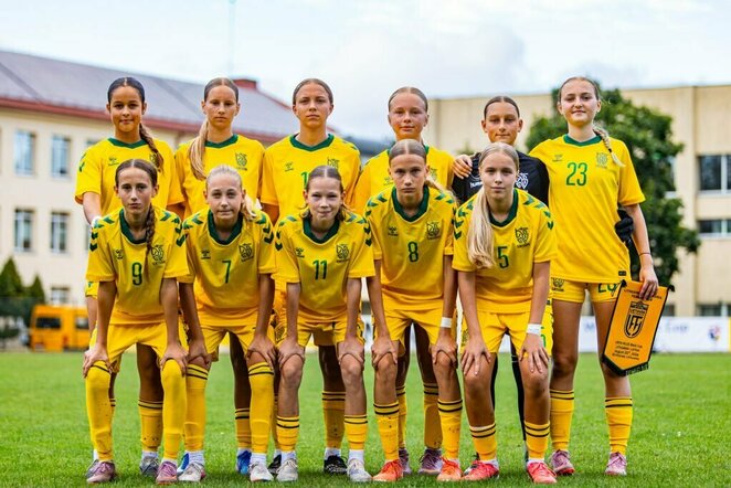 Lietuvos WU-15 futbolo rinktinė | lff.lt nuotr.