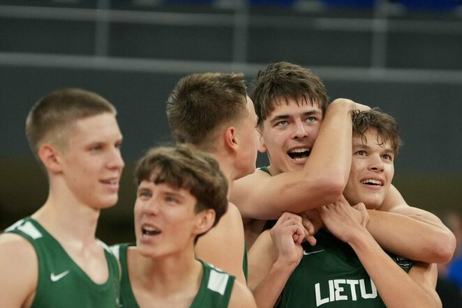Lietuvos U16 vaikinų krepšinio rinktinė | FIBA nuotr.