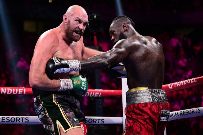 Tysonas Fury ir Deontay Wilderis | Scanpix nuotr.