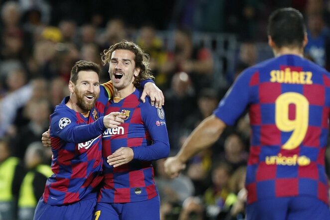 Lionelis Messi ir Antoine'as Griezmannas | Scanpix nuotr.