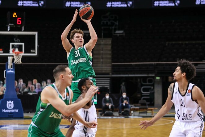 „Žalgiris“ – ASVEL rungtynių akimirka | Eriko Ovčarenko / BNS foto nuotr.