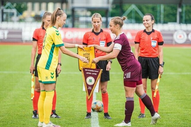 Lietuvos WU-19 ir Latvijos WU-19 rungtynių akimirka | lff.lt nuotr.