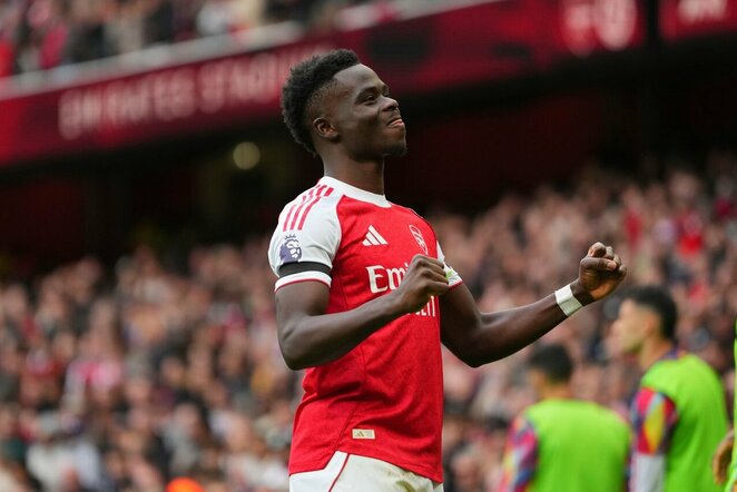Bukayo Saka | Scanpix nuotr.