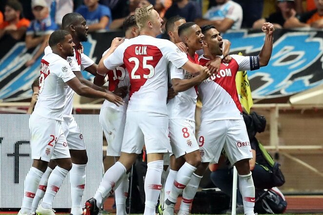 „Monaco“ – „Marseille“ rungtynių akimirka  | Scanpix nuotr.