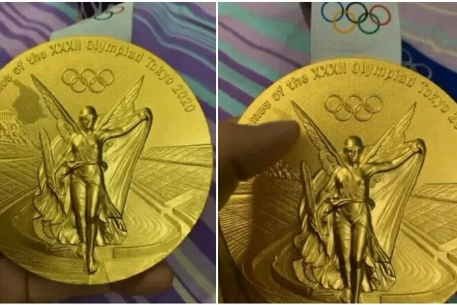 Olimpinis auksas | „Twitter“ nuotr.