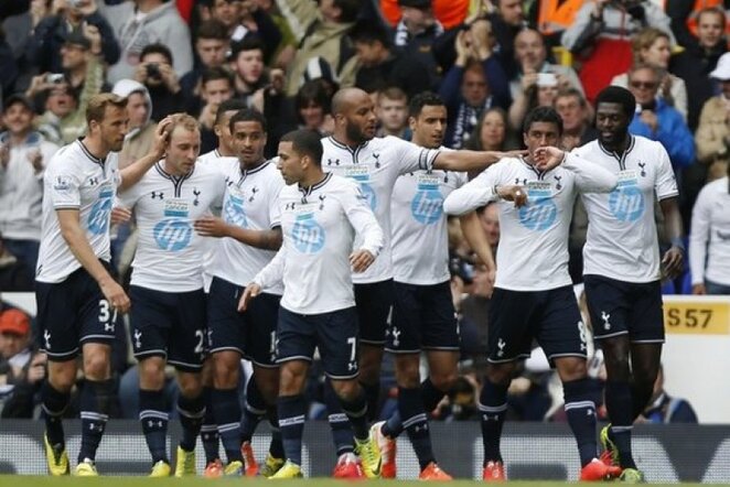 „Tottenham“ džiaugiasi įvarčiu | AP/Scanpix nuotr.