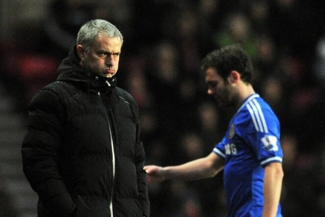 Jose Mourinho nenori, kad Juanas Mata išvyktų | AFP/Scanpix nuotr.